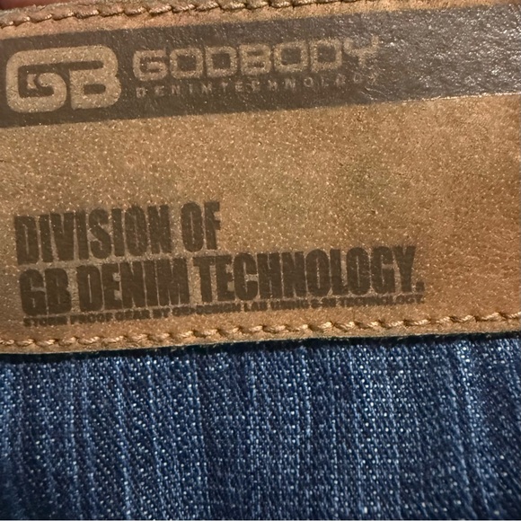 ππΉ GODBODY GB Denim Technology Urban Streetwear Skater Wide-Leg Jeans | 36x32 - Picture 4 of 7